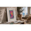Abstract Figure in Motion Mid-Century - Framed Print-1176407348-1176407350