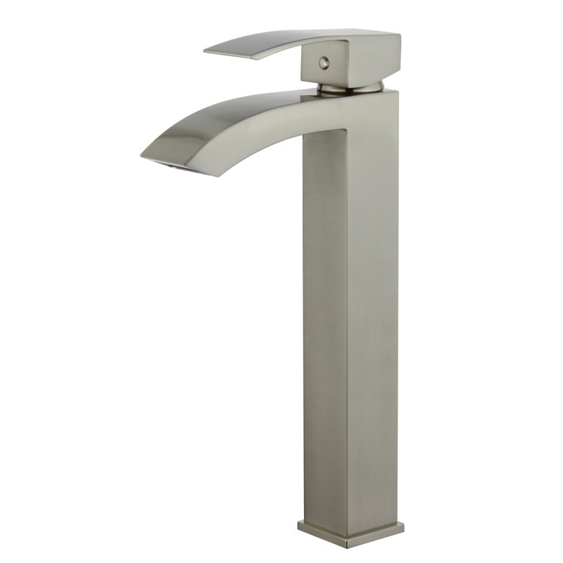 Avian Single-Hole Single-handle Bathroom Faucet with Drain Assembly, Brushed Nickel