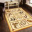 Tapis d'intérieur, tapis Burchell pour espace de vie-1835154960