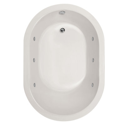 Malia 60'' x 32'' Whirlpool Acrylic Bathtub