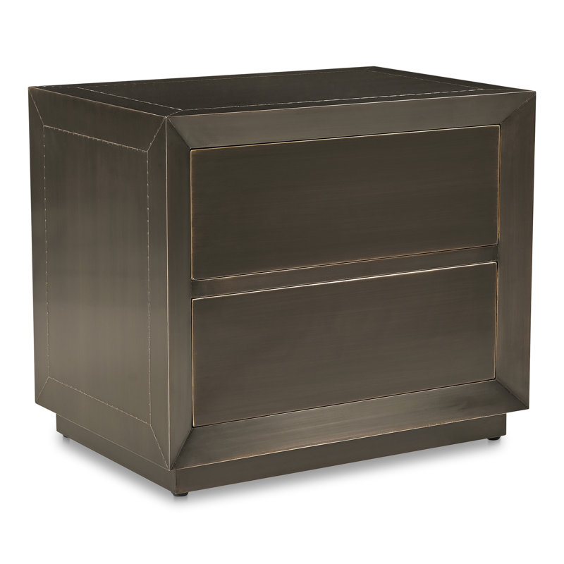 Table de chevet Dawson bronze foncé
