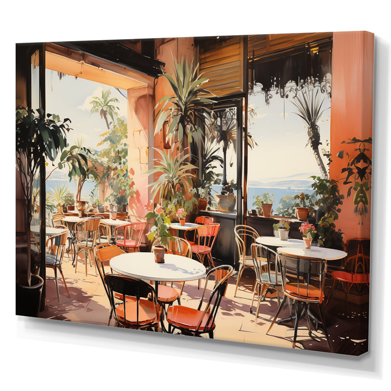 La Dolce, côte italienne VI - Italie, art mural, H 24 po x l 32 po x P 1 po, Toile tendue