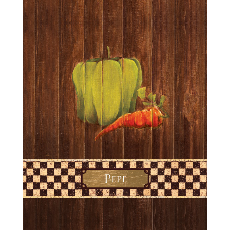 Green Peppers - Painting Print, 122 cm H x 81 cm W, Wrapped Canvas