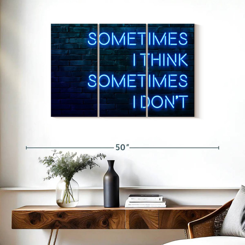 Tergel Sometimes I Think Sometimes I Don't, 24" H x 38" W