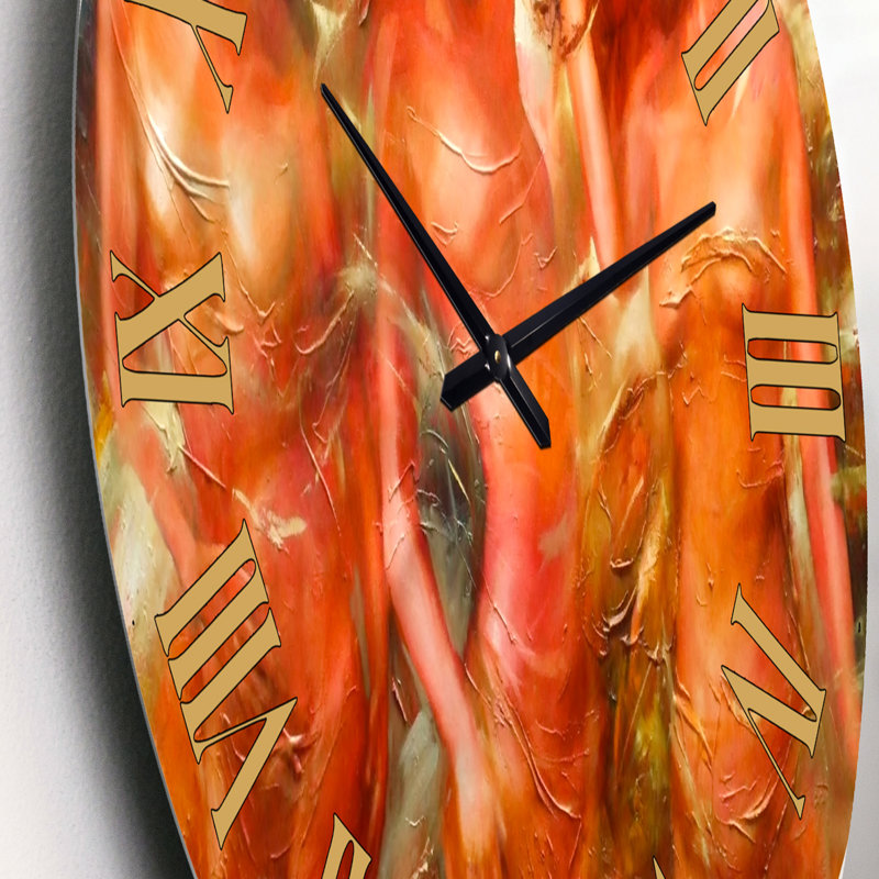 Oversized Dancing Goddesses II Wall Clock, Small