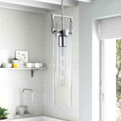 Luminaire suspendu cylindrique simple à 1 lumière Mirabelle