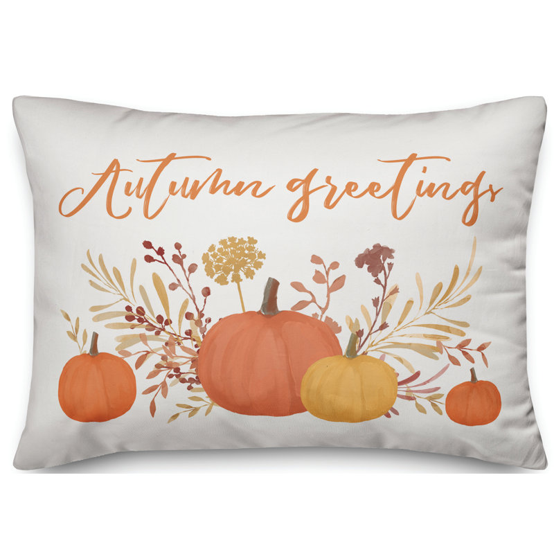  Housse de coussin lombaire Autumn Greetings