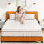 Matelas hybride 10 po dans une boîte, mousse à mémoire de forme et matelas à ressorts ensachés individuellement 10 po-1246806019-1270058881