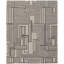 Gansett Modern Geometric, Tan/Brown Area Rug-1292706078