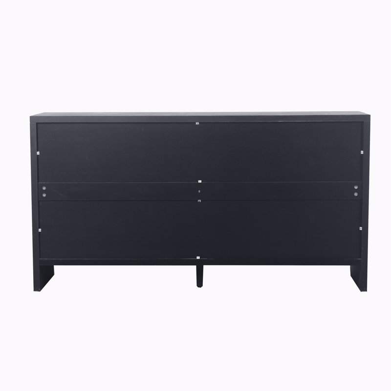 Fieldston 4-Door Accent Cabinet, 31.49" H x 59.84" W x 15.7" D, Natural Wood Wash