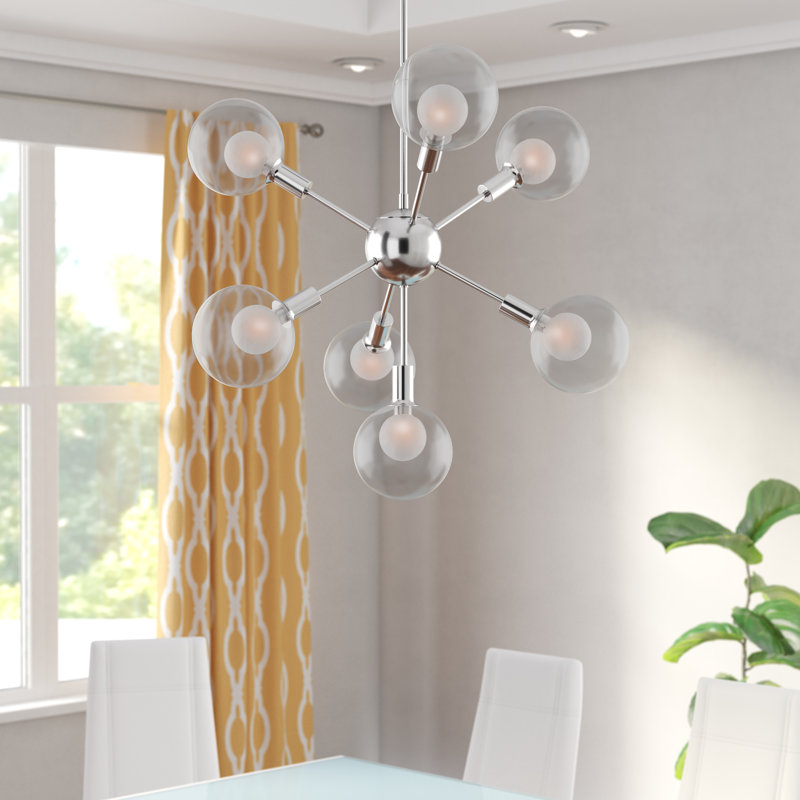 Lustre de sphère spoutnik 7 lumières Poitras