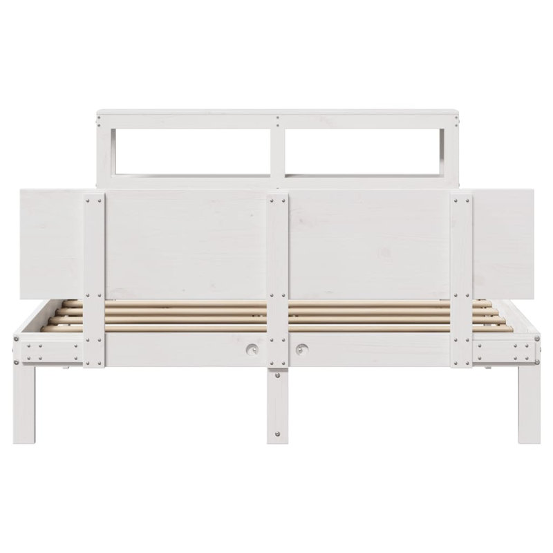 Clarkson Bed, Small Double (4'), white