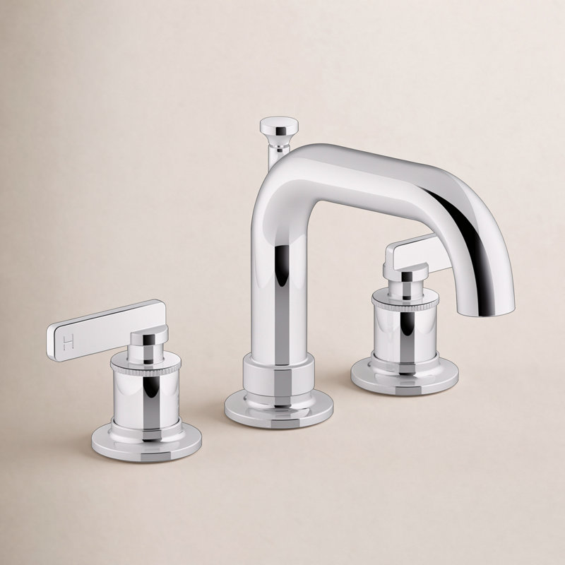 Garniture de robinet de salle de bain avec inverseur Castia by Studio McGee, Chrome poli