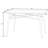 Kamron Rectangle Glass Top Dining Table with Natural Wood Eiffel Base-32036934