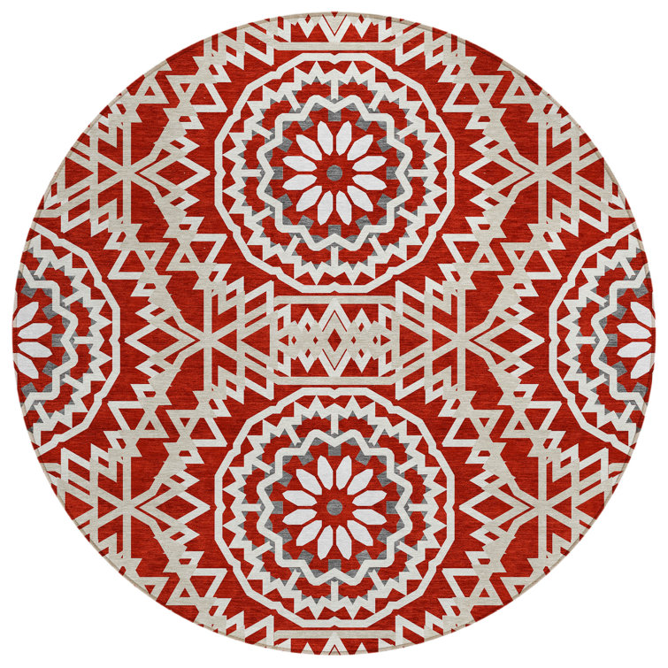 Kawon Geometric Indoor / Outdoor Rug