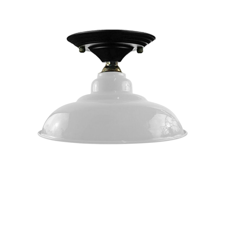 Wilken Semi Flush Mount, White