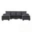 Canapé modulaire en U avec coussins de taille