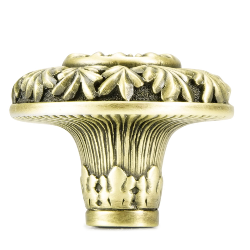 TREMONT KNOB IN PLATE, Brass