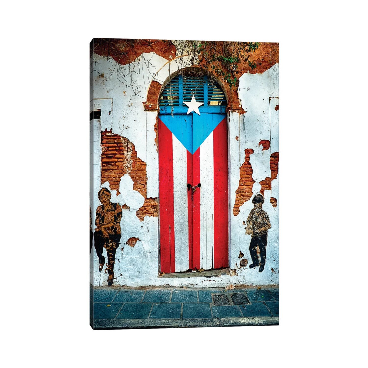 Puerto Rican Flag Vintage Made In Puerto Rico Digital Art by