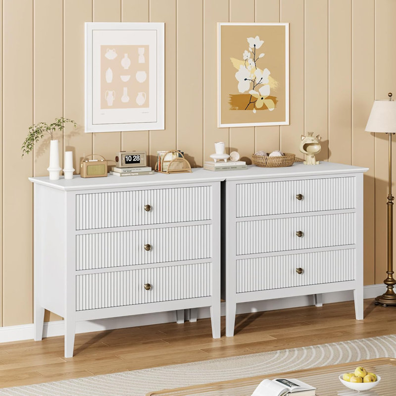 80cm W Chest of Drawers, White