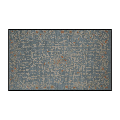 Machine Washable Gray Area Rug