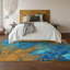 Premium Machine Washable Mayfield Cobalt Rug-1508649143