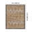 Large Area Rug 7.5X9.5 Ft Anti-Skid Tear-Resistant Floor Mat Vintage Brown Green-437472647