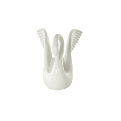 Sculpture cygne en céramique Jadison