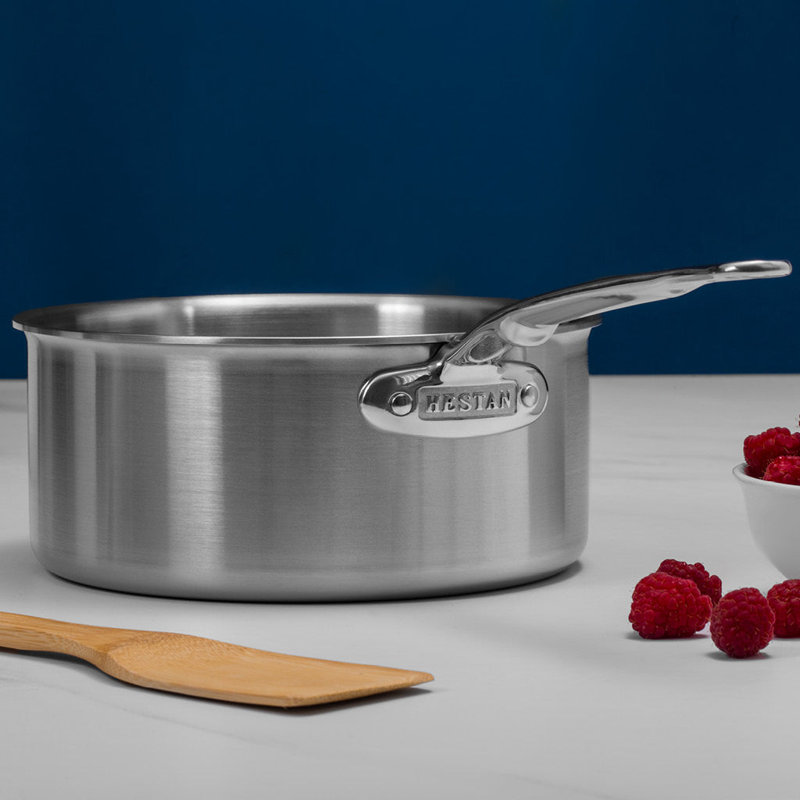 Thomas Keller Insignia 4 Quart Sauce Pot W/ Helper Handle, 3 qt.