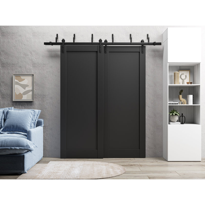 Porte de grange coulissante Quadro, 36 po x 80 po