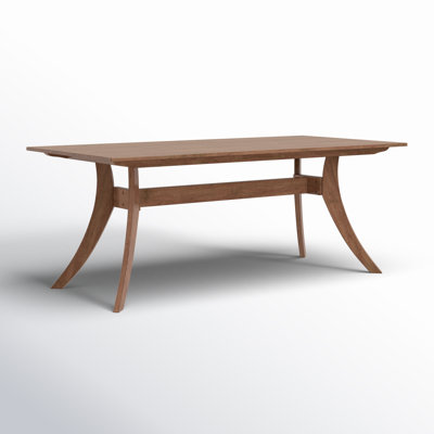 Ryelynn 63" Walnut Solid Wood Dining Table