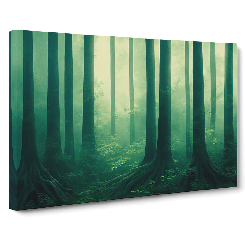 A Euphoric Forest - Wrapped Canvas