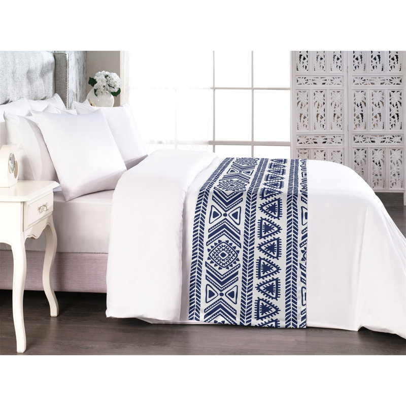 Chemin de lit Ambesonne Aztec Boho, Très grand lit