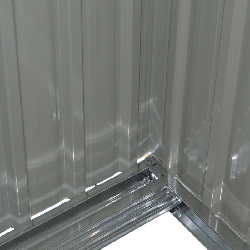 Aylynn 6 ft. W X 8 ft. D Metal Garage Shed