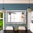 Amla 47.25" Modern Mirrored Console Table and Mirror Set Ultra‑Modern Contemporary Glam Stylish
