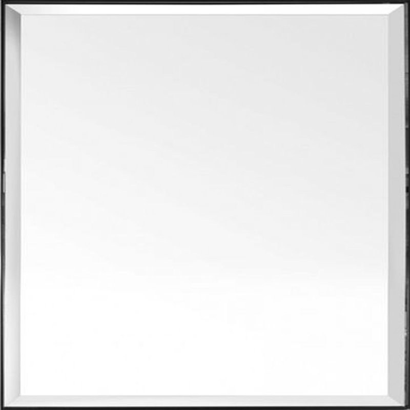 20.5X28.5 Conteporary - noir (miroir biseauté), 28,5 po x 20,5 po, Argent