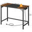 Metal Base Computer Desk with Power Outlet