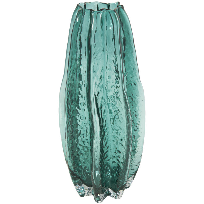 Dwyer glass table vase, Vert, Moyenne