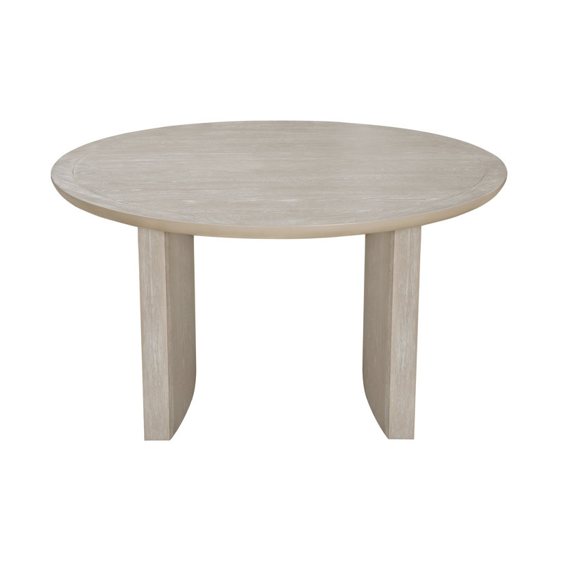 Aruna Oak Round Solid Wood Dining Table