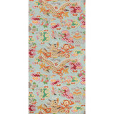 Summer Palace Ming Dragon 33' L x 27.5" W Wallpaper Roll