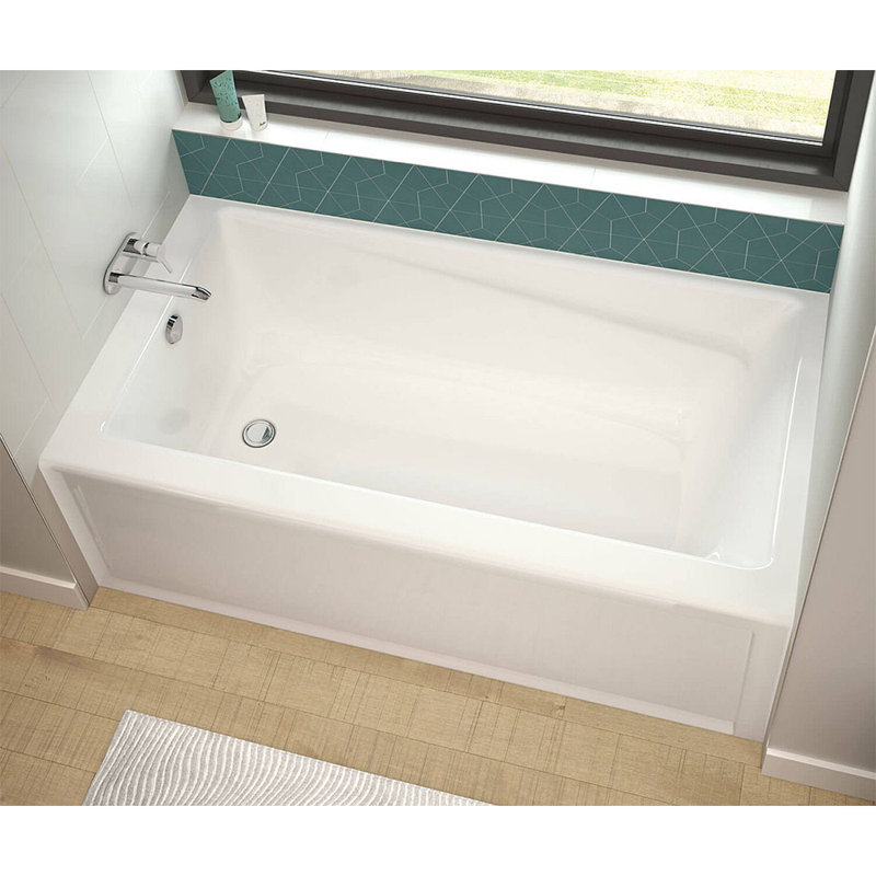 Exhibit 59.75'' x 32'' Soaking Acrylic Bathtub, Left