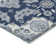 Machine Washable Indoor/Outdoor Xhevrie Blue Rug