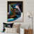 Brown Floater Framed