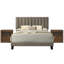 Ensemble de chambre à coucher 3 pièces, cadre de lit rembourré et deux tables de chevet (ensemble de 3)-901337884-901337883