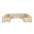 Beige Genuine Leather