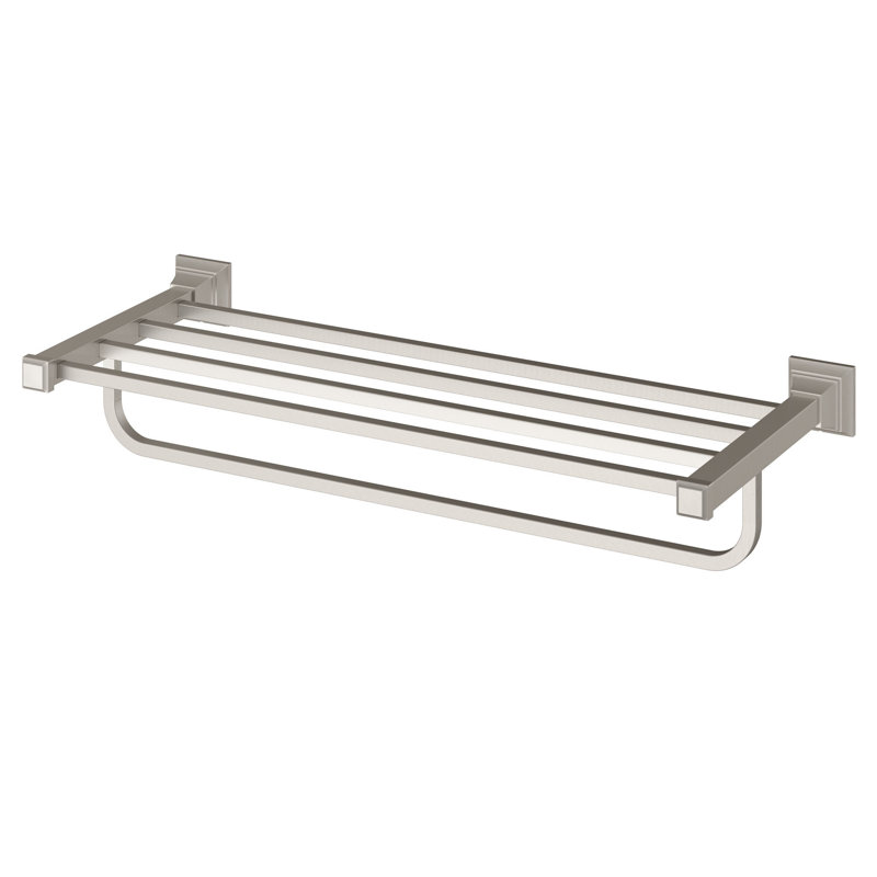 4 Towel Rack, Brushed Nickel