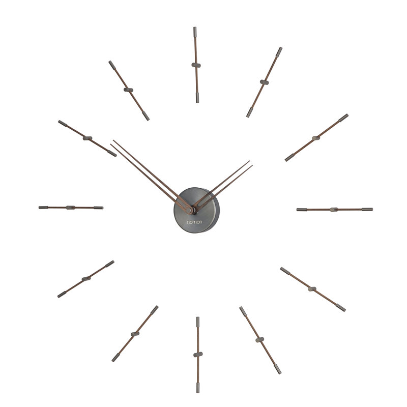 Merlin Wall Clock, Graphite