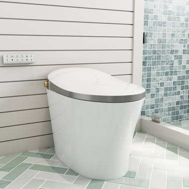 Calla Smart Bidet Toilet, Elongated Heated Seat with Instant Warm Water,  Night Light, Auto Flush