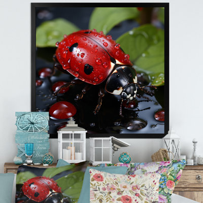 «Lactive Ladybug Reflections II», reproduction sur toile