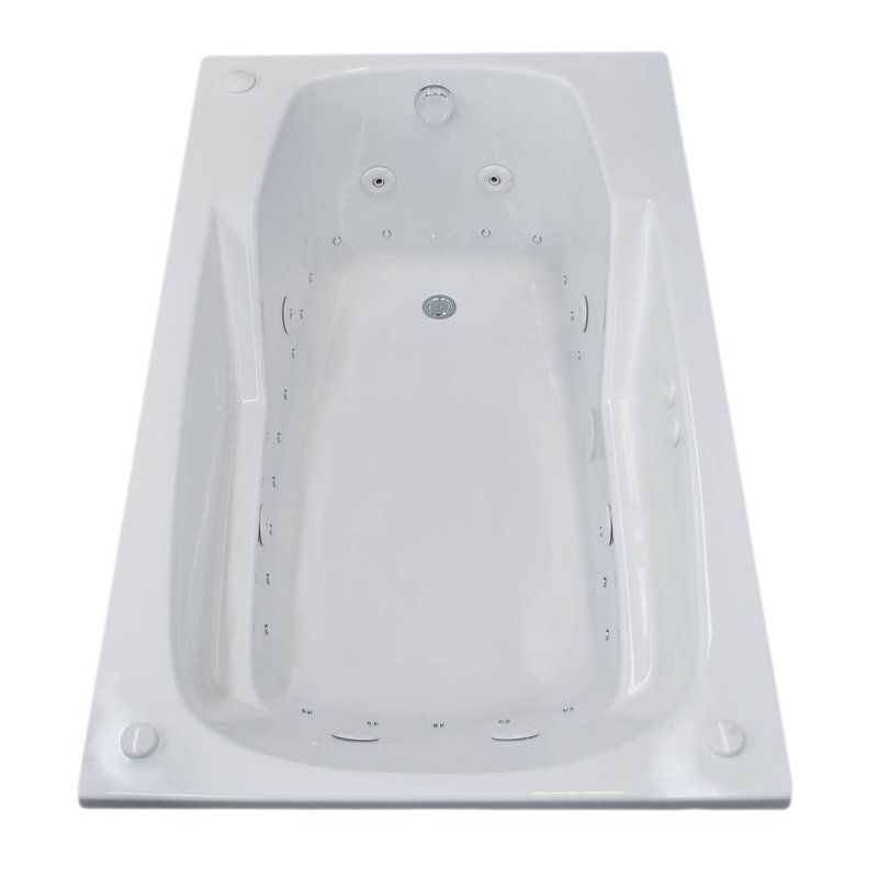 Anguilla 59'' x 31.75'' Acrylic Bathtub, Right